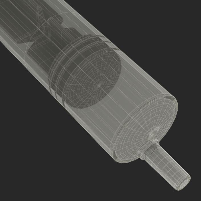 3D Disposable Syringe 10ml model