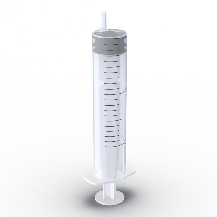 3D Disposable Syringe 20ml model