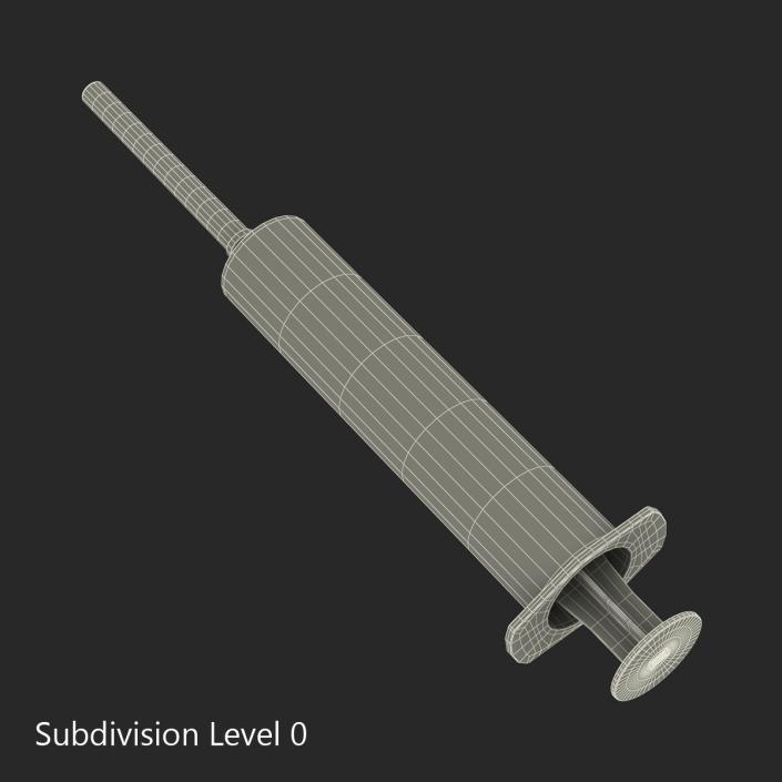 Disposable Syringe 20ml Set 3D