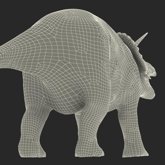 3D Triceratops Pose 2 model