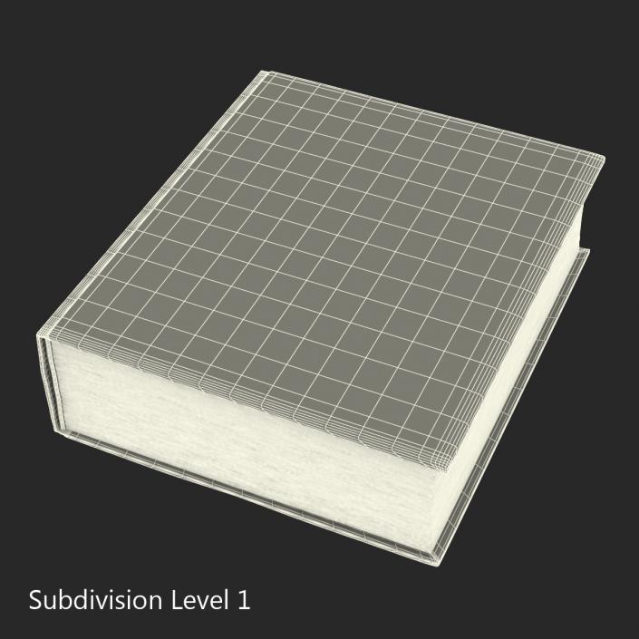 3D model Law Book
