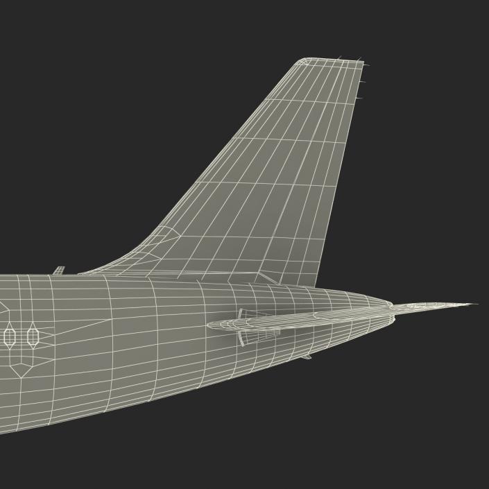 Airbus A319 American Airlines 3D model