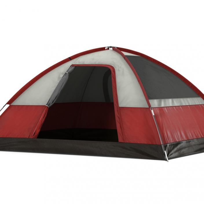 3D Dome Tent Red model