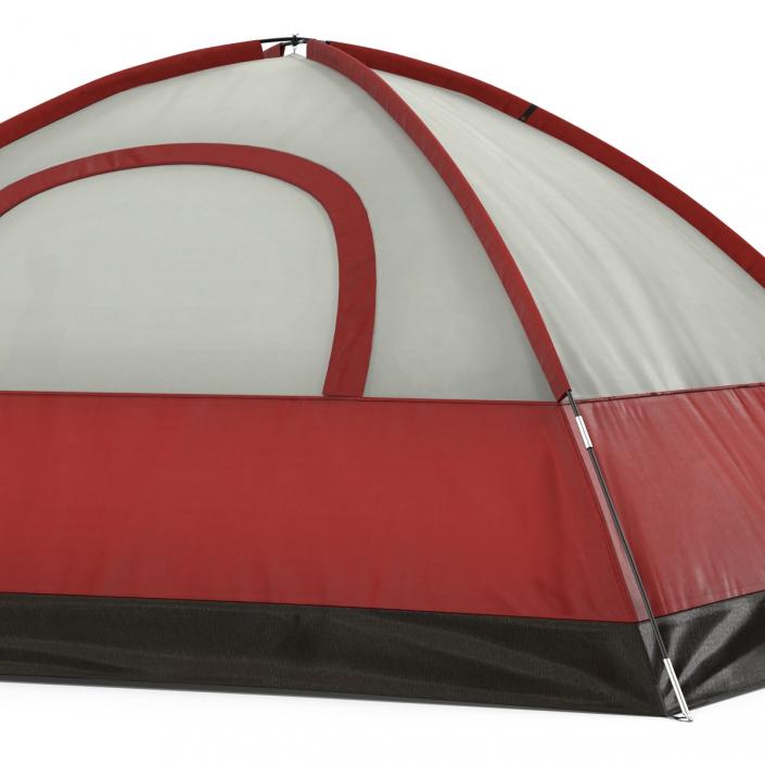 3D Dome Tent Red model