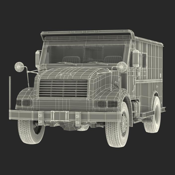 3D Bank Armored Car Rigged model