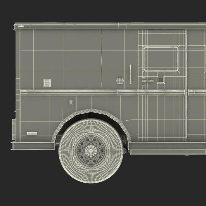 Bank Armored Car Simple Interior 3D