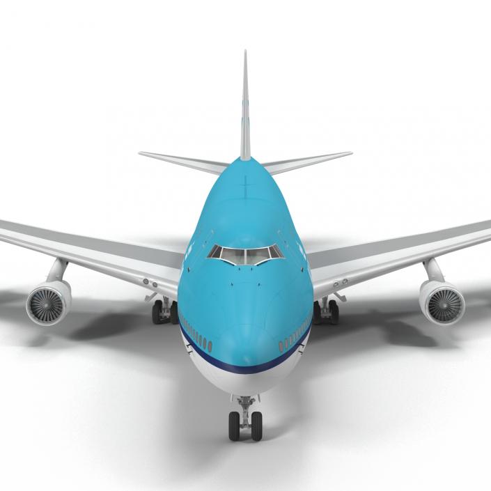Boeing 747-100B KLM 3D model