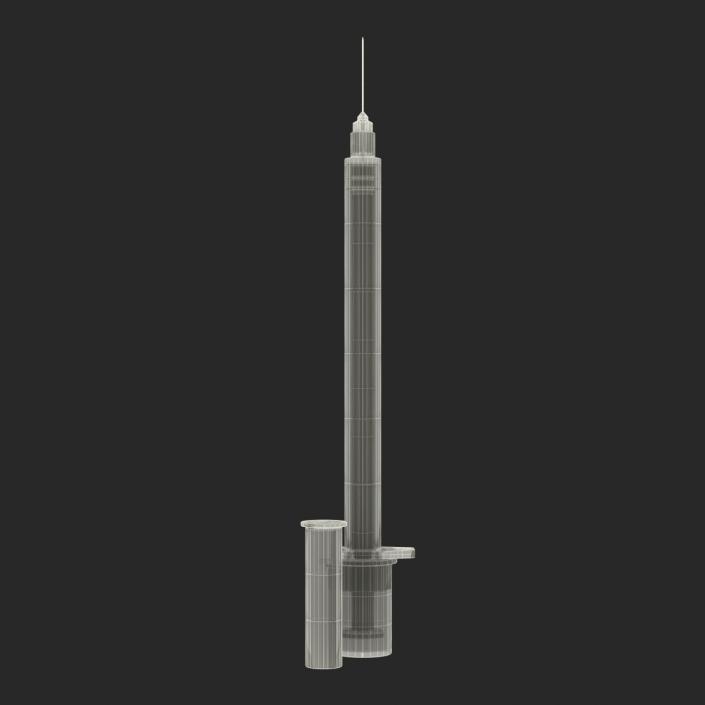 3D model Disposable Syringe 100 un