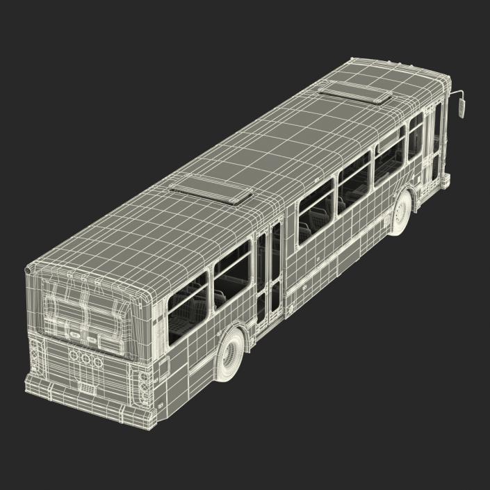 3D Orion V Transit Bus Durham Transit Rigged
