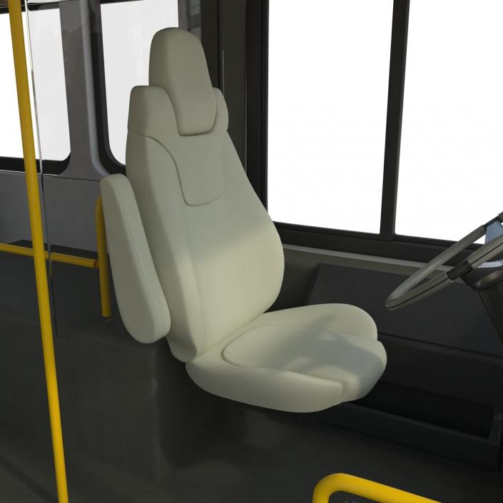 3D model Orion V Transit Bus Durham Transit Simple Interior