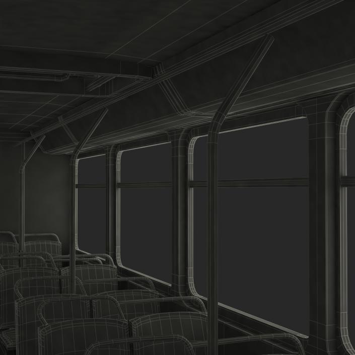 3D model Orion V Transit Bus Durham Transit Simple Interior