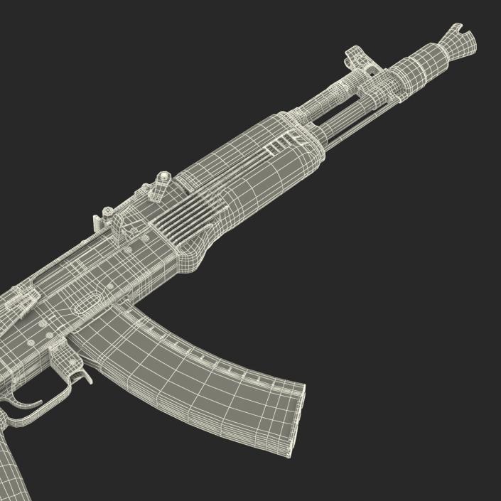 3D model Assault Rifle AK 104