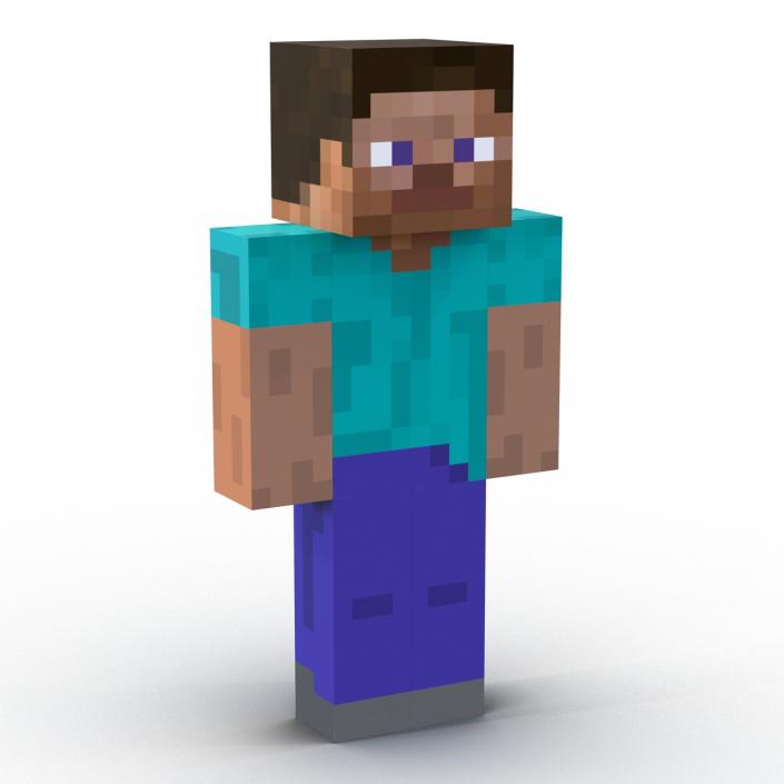 3D model Minecraft Steve