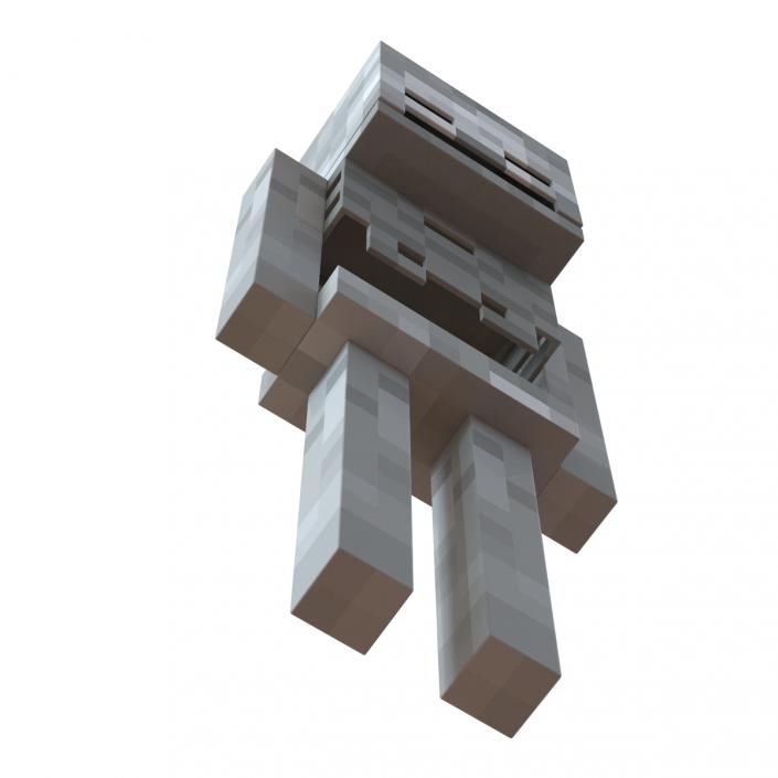 3D Minecraft Skeleton model