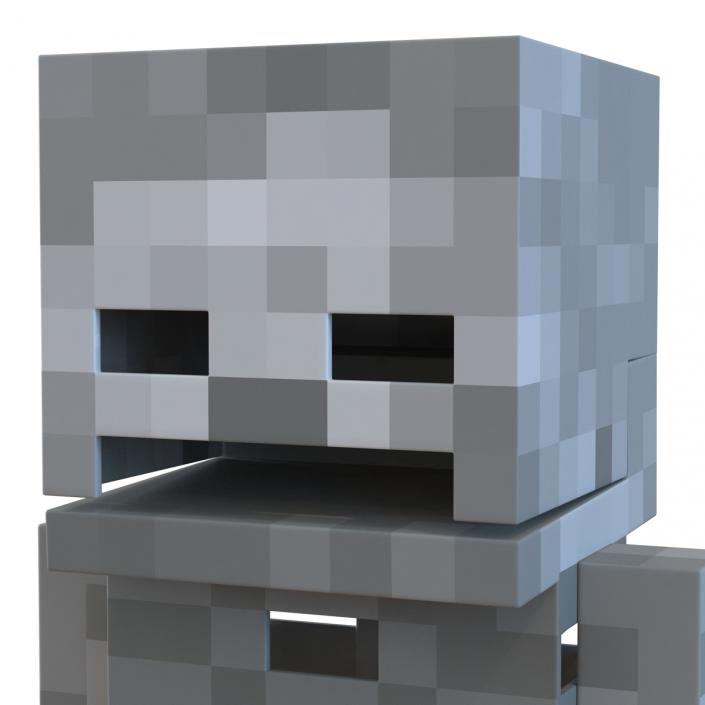 Minecraft Skeleton Rigged.