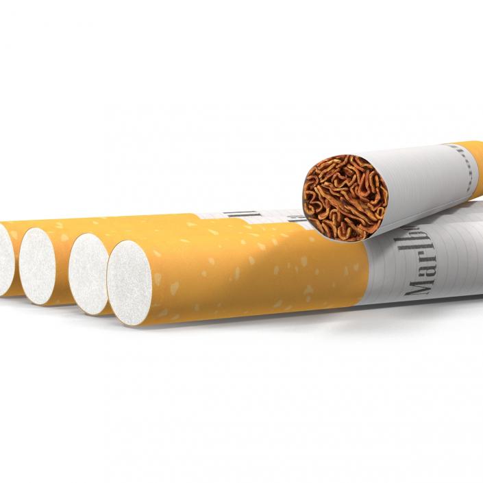 3D Cigarette Marlboro model