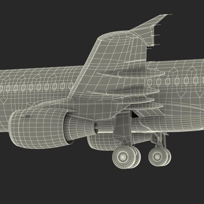 Airbus A320 American Airlines 3D model