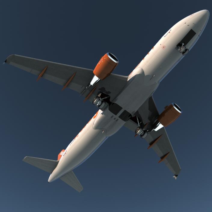 Airbus A320 EasyJet 3D model