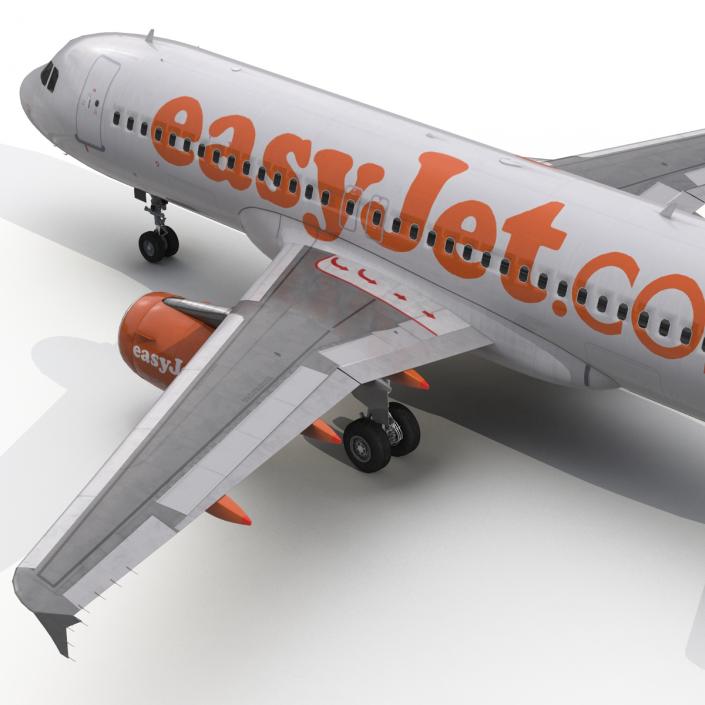 Airbus A320 EasyJet 3D model