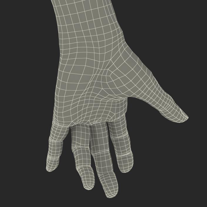 3D model Old Man Hands Pose 3