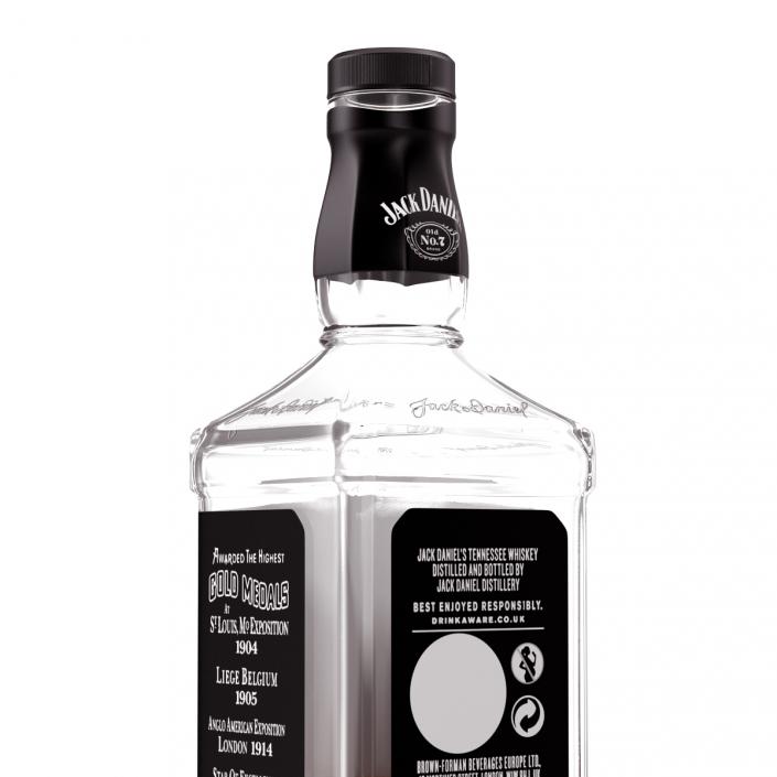 Jack Daniels Bottle Half Full 3D model