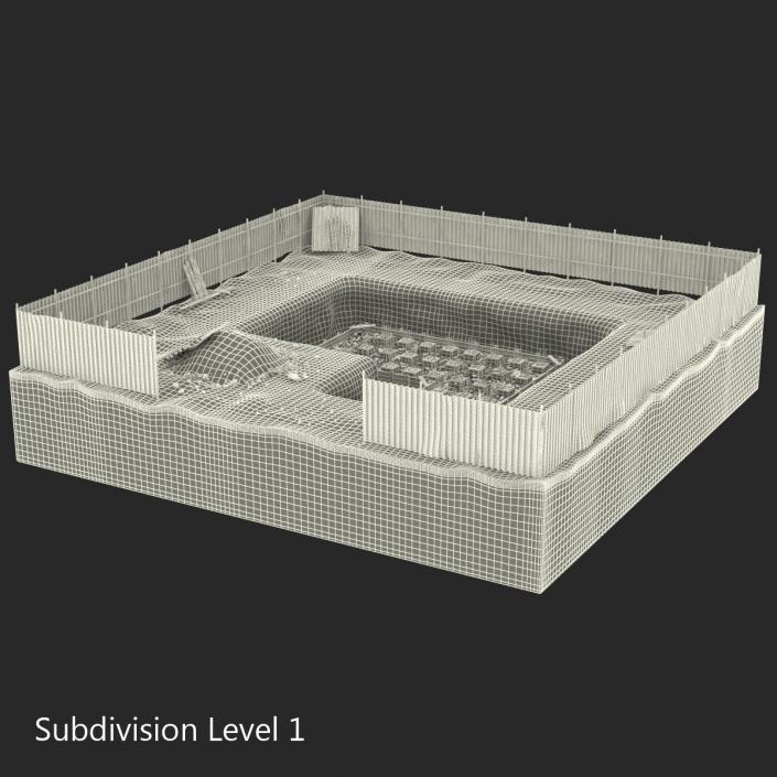 3D Construction Pit 5 model