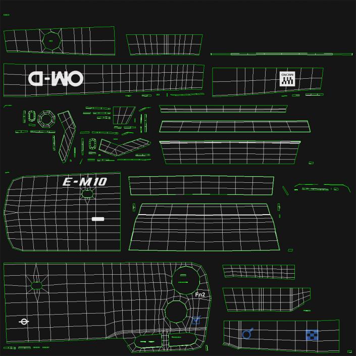 3D Olympus OM-D E-M10 Mark II