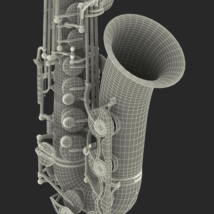 3D Golden Saxophone