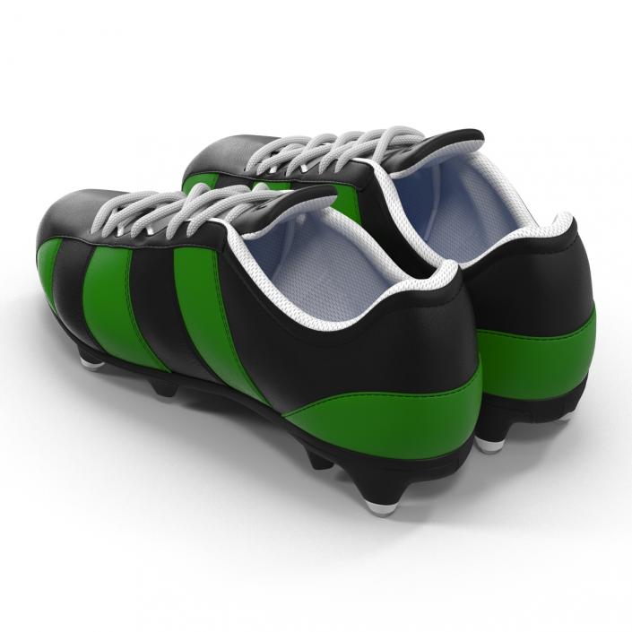 Football Boots 2 Green 3D