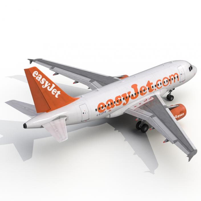 Airbus A318 EasyJet 3D model