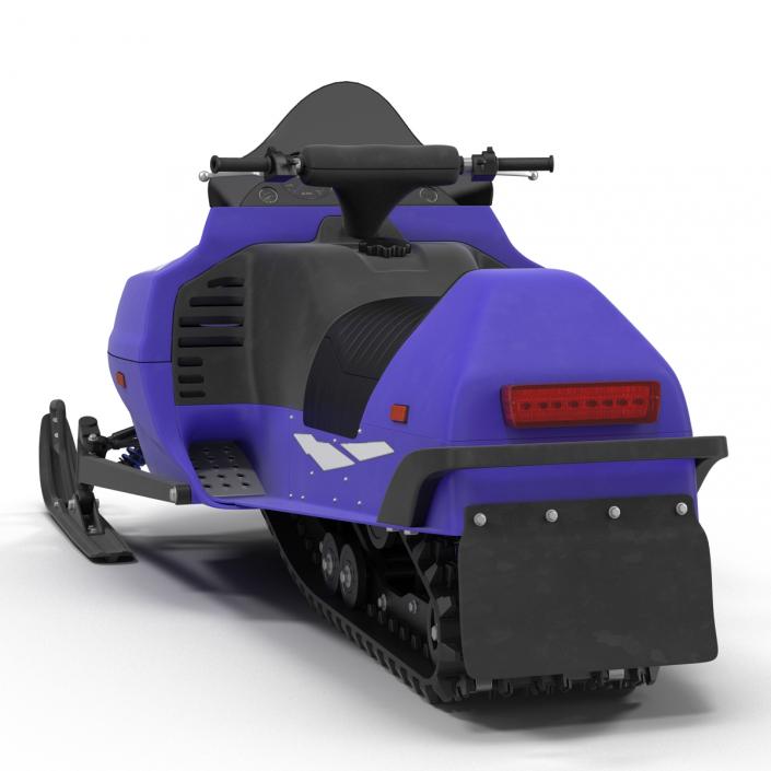 3D Snowmobile Generic model