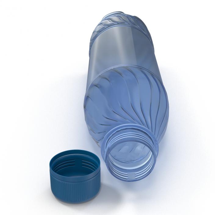 3D model Plastic Water Bottle Blue