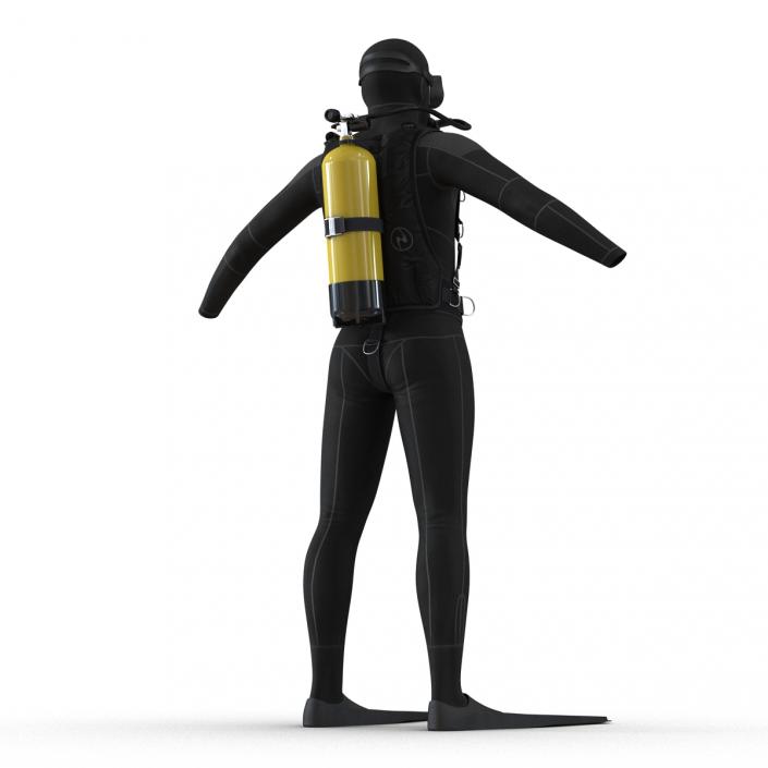 Scuba Diving Equipment 3D