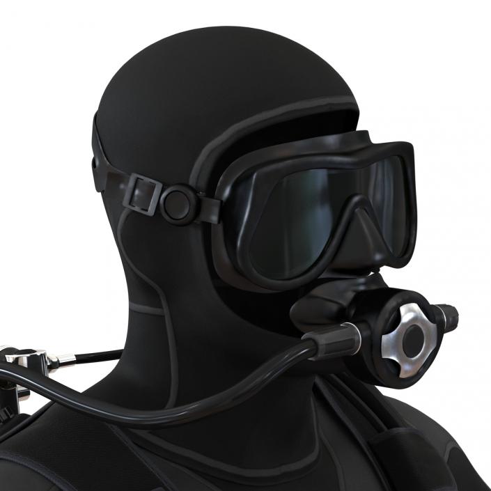 Scuba Diving Equipment 3D