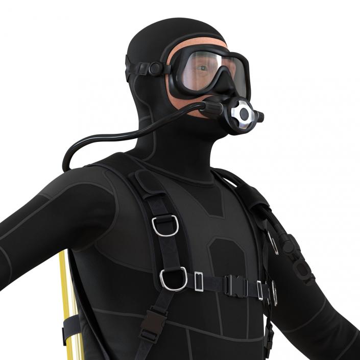 Diver Rigged 3D