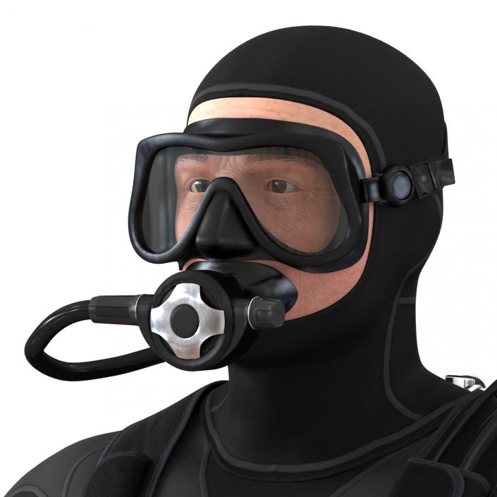 Diver Rigged 3D