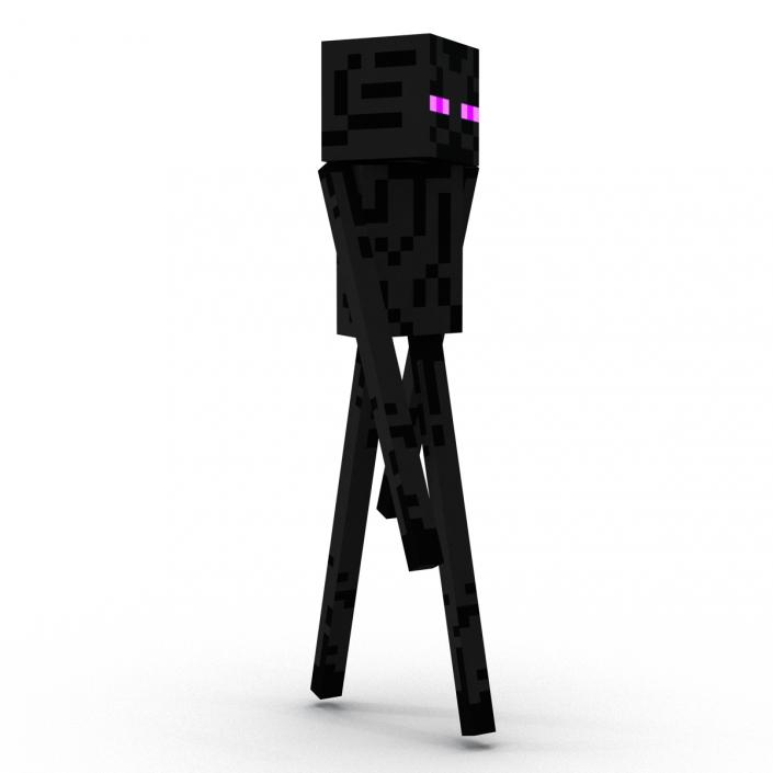 3D Minecraft EnderMan model
