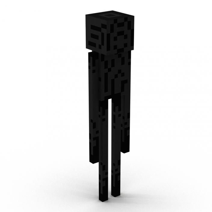 3D Minecraft EnderMan model