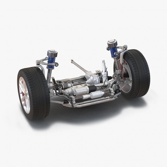 3D model SUV Front Suspension