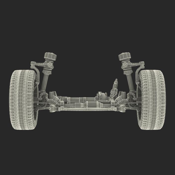 3D model SUV Front Suspension