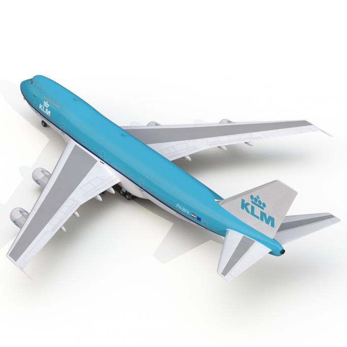 Boeing 747-200B KLM 3D model
