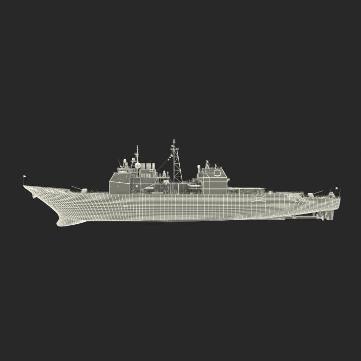 3D Ticonderoga Class Cruiser Chancellorsville CG-62 model