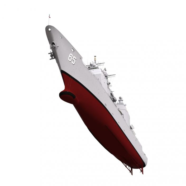 3D Ticonderoga Class Cruiser Chosin CG-65 model