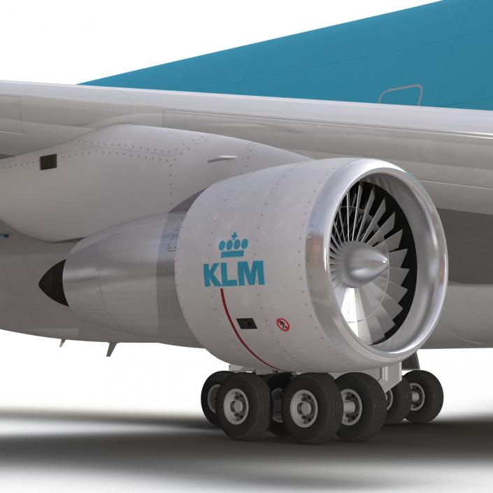 3D Boeing 747-300 KLM model