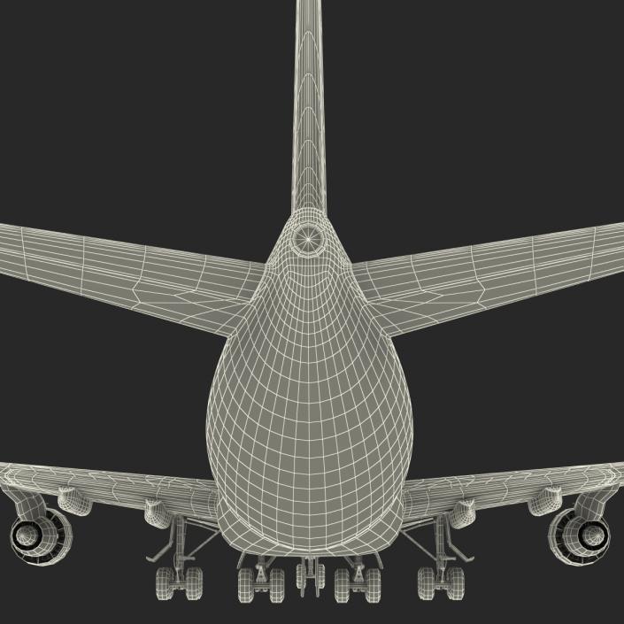 3D Boeing 747-300 KLM model