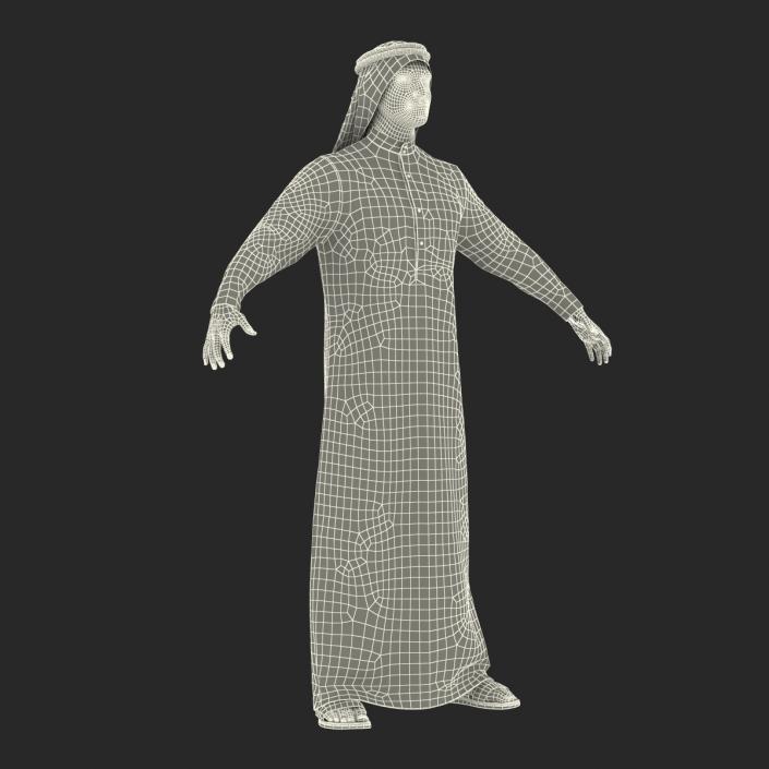3D model Arab Man