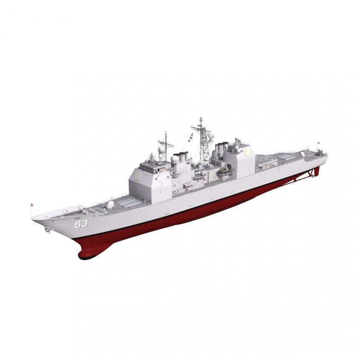 Ticonderoga Class Cruiser Cowpens CG-63 3D model