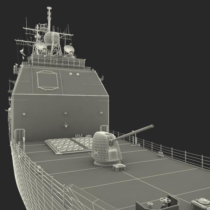 Ticonderoga Class Cruiser Cowpens CG-63 3D model