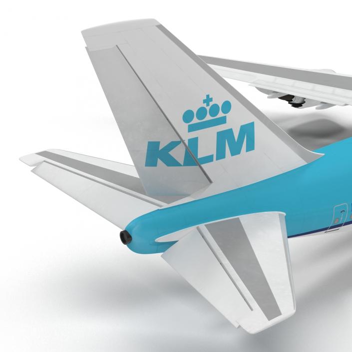 Boeing 747-8I KLM Rigged 3D model