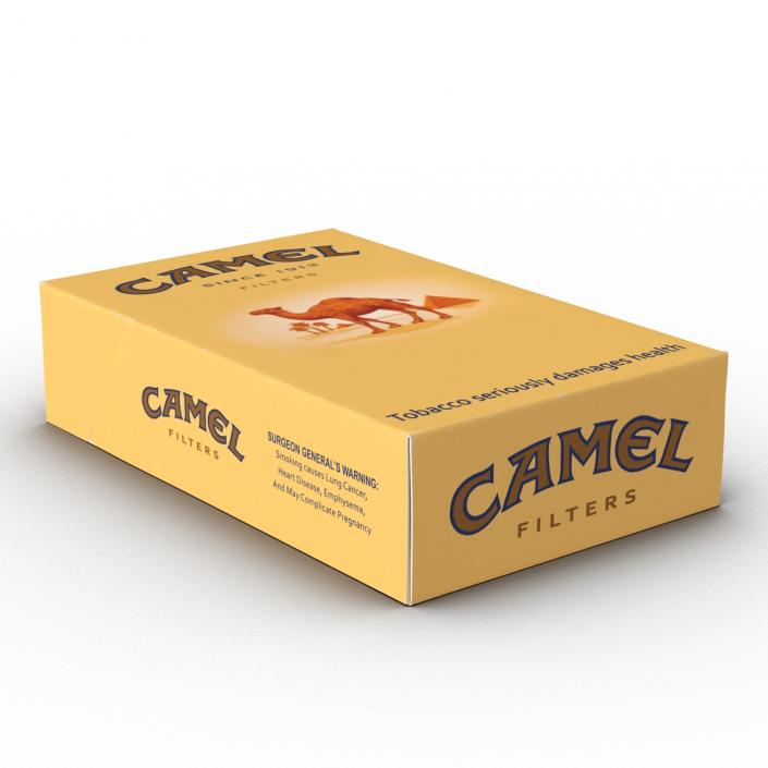 3D Closed Cigarettes Camel model